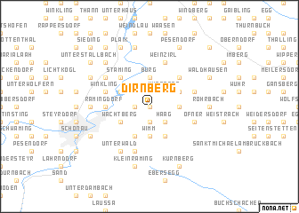 map of Dirnberg