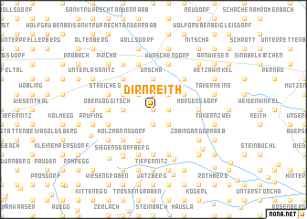 map of Dirnreith