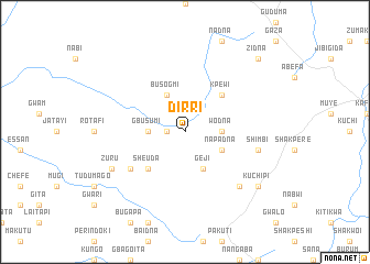 map of Dirri