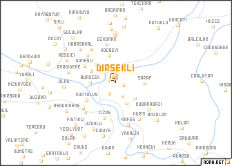 map of Dirsekli