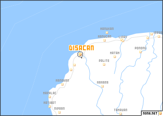 map of Disacan