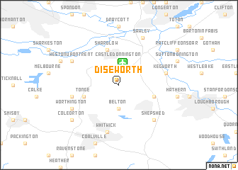 map of Diseworth
