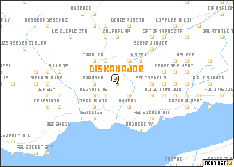 map of Diskamajor