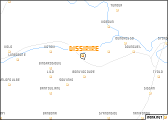 map of Dissiriré