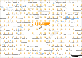 map of Distelkamp