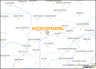map of Distrito Federal