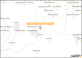 map of Disznókút Nyugat