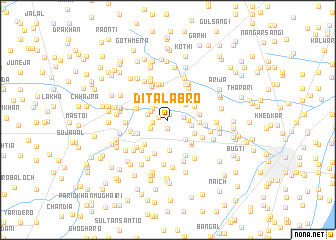 map of Dital Abro
