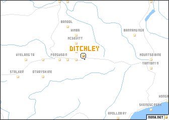 map of Ditchley