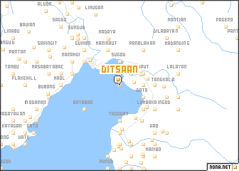 map of Ditsa-an