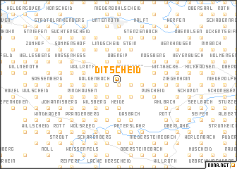map of Ditscheid