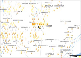 map of Dittawāla