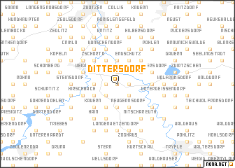 map of Dittersdorf