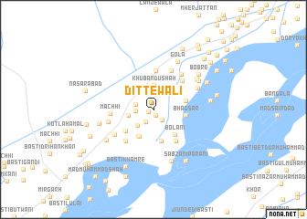 map of Dittewāli