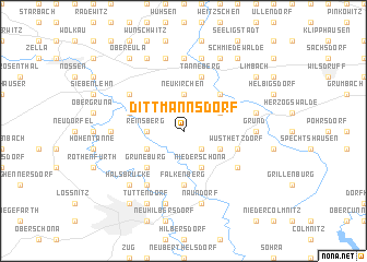 map of Dittmannsdorf