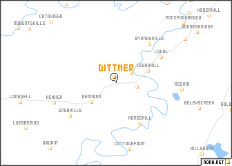 map of Dittmer