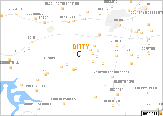 map of Ditty
