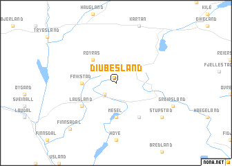 map of Diubesland