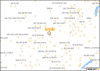 map of Diubi