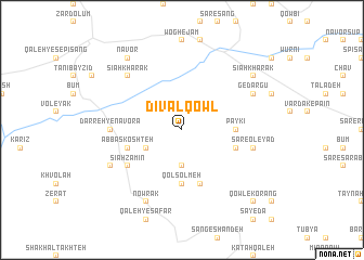 map of Dīvāl Qowl