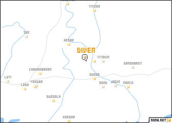 map of Dīven