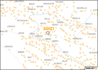 map of Divići