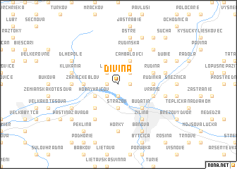 map of Divina