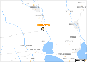 map of Diviziya
