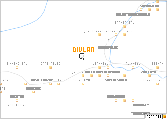 map of Dīvlān