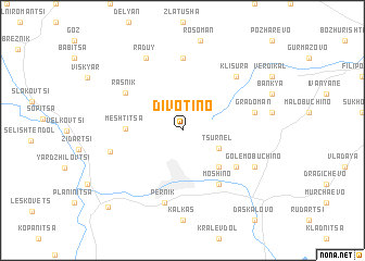 map of Divotino