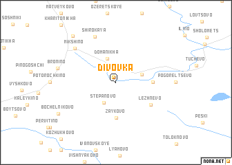map of Divovka