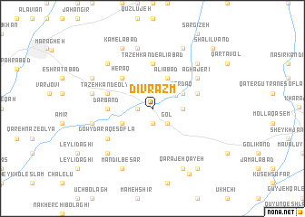 map of Dīvrazm