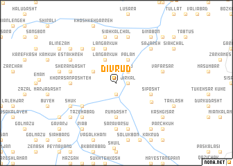 map of Dīv Rūd