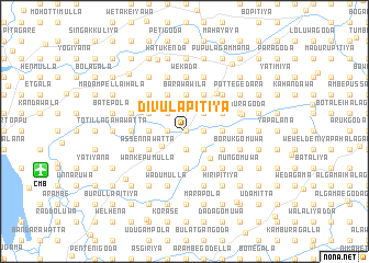 map of Divulapitiya