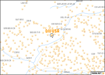 map of Divuša