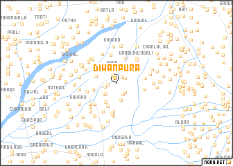 map of Dīwānpura