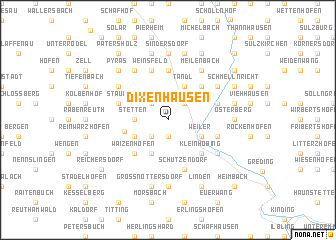 map of Dixenhausen