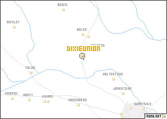 map of Dixie Union