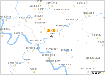 map of Dixon