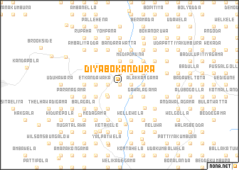 map of Diyabokandura