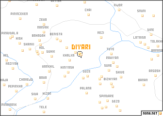 map of Diyārī