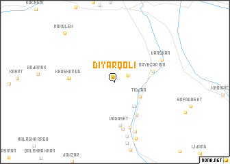 map of Dīyār Qolī