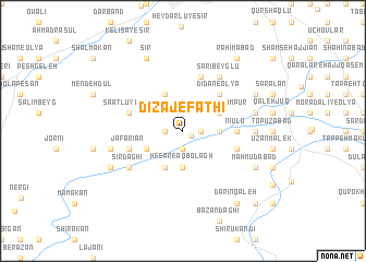 map of Dīzaj-e Fatḩī