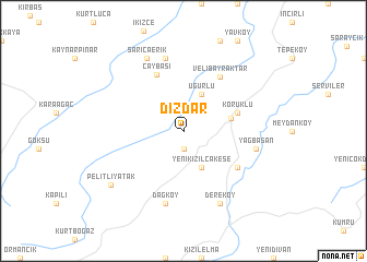 map of Dizdar