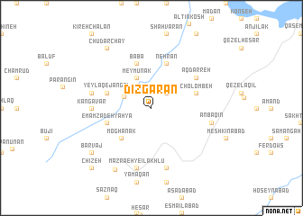 map of Dīzgarān