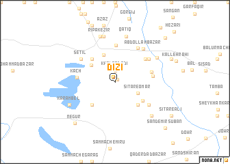 map of Dīzī