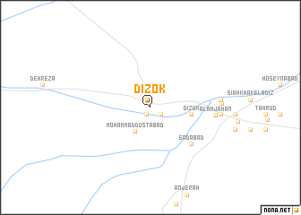 map of Dīzok