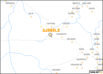 map of Djabalo