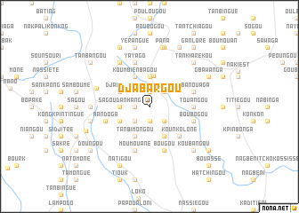 map of Djabargou