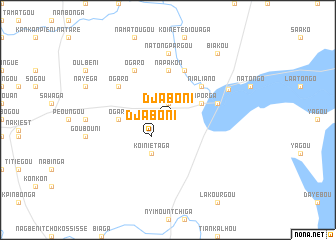map of Djaboni